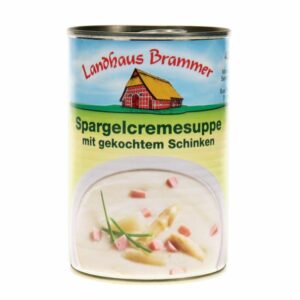 Landhaus Brammer Spargelcremesuppe mit gekochtem Schinken