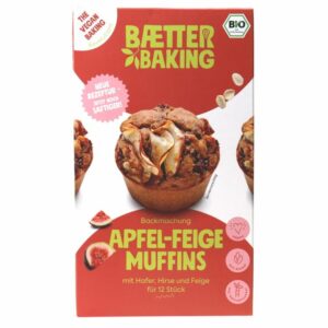 Baetter Baking BIO Backmischung Apfel-Feige Muffins
