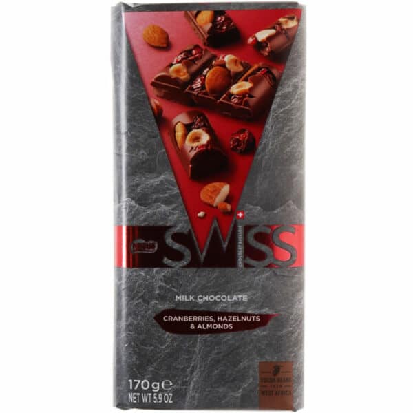 Swiss Schweizer Milchschokolade mit Cranberries